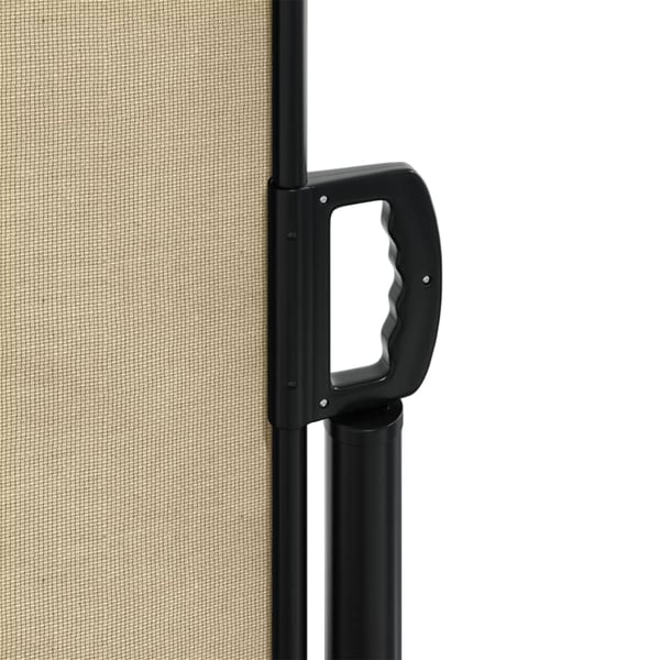 vidaXL Uttrekkbar sidemarkise beige 140x600 cm