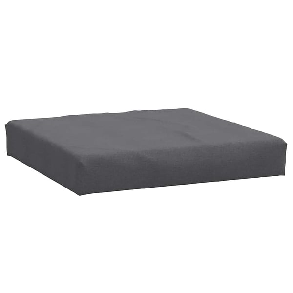 vidaXL pallehynde 60x60x9,5 cm stof meleret antracitgrå