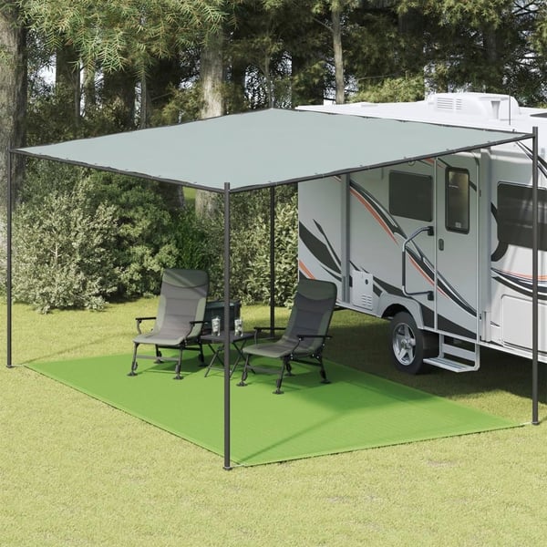 vidaXL Teltteppe lysegrønn 300x600 cm HDPE