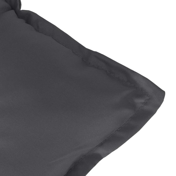 vidaXL hynder til havebænk 2 stk. 100x50x7 cm stof meleret antracitgrå