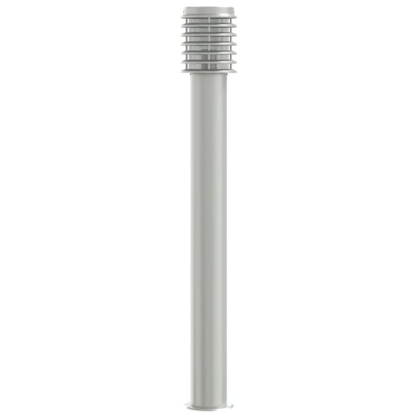 vidaXL Utendørs gulvlampe sølv 110 cm rustfritt stål