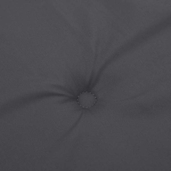 vidaXL hynder til havebænk 2 stk. 180x50x7 cm stof meleret antracitgrå