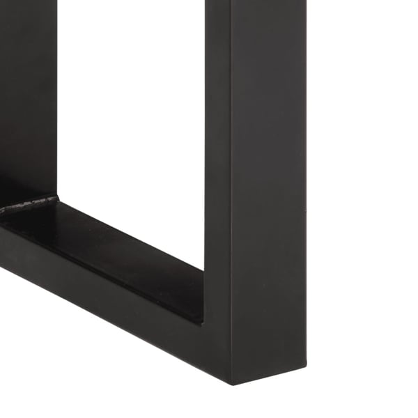 vidaXL Benk 160 cm gjenvunnet heltre og stål