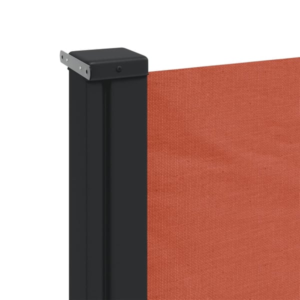 vidaXL sammenrullelig sidemarkise 140x600 cm terrakotta