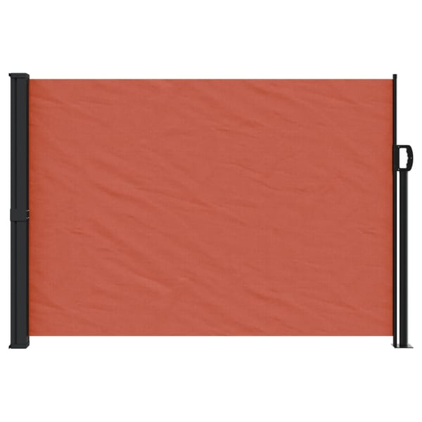 vidaXL sammenrullelig sidemarkise 140x600 cm terrakotta