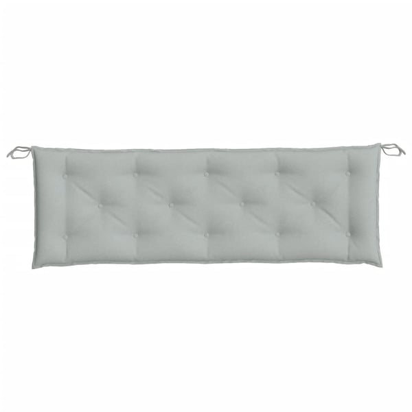 vidaXL hynde til havebænk 150x50x7 cm stof meleret lysegrå