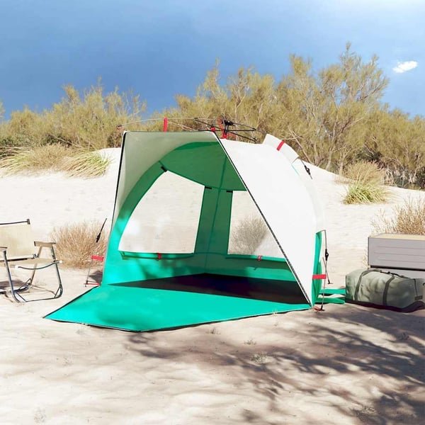 vidaXL 2-personers campingtelt vandtæt quick-release grøn