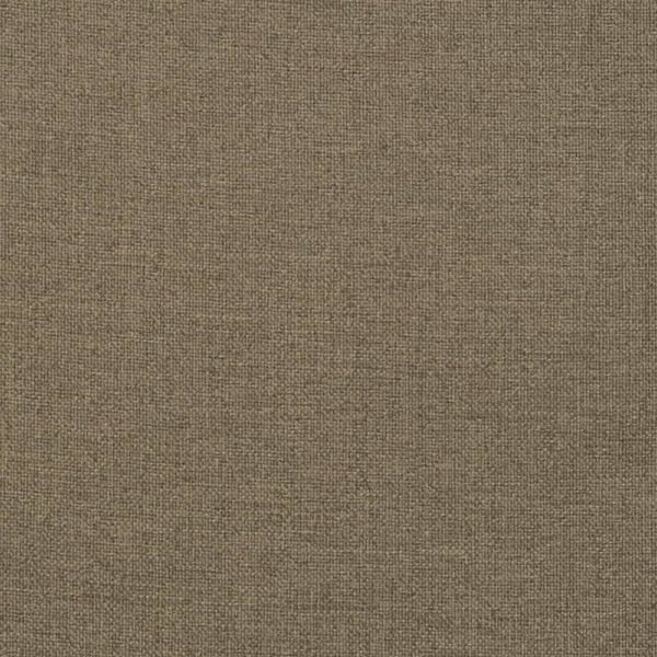 vidaXL stolehynder med lav ryg 2 stk. 100x50x4 cm stof gråbrun