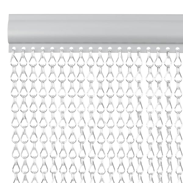 vidaXL Fluenett med kjede 100x212 cm aluminium