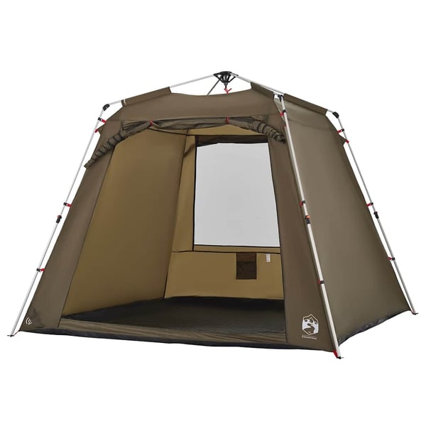 vidaXL 4-personers fisketelt quick release olivengrøn