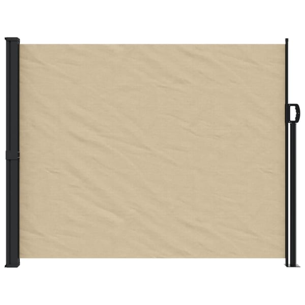 vidaXL sammenrullelig sidemarkise 160x300 cm beige