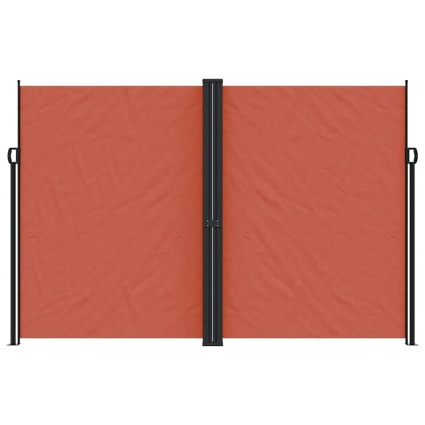 vidaXL sammenrullelig sidemarkise 220x600 cm terrakotta