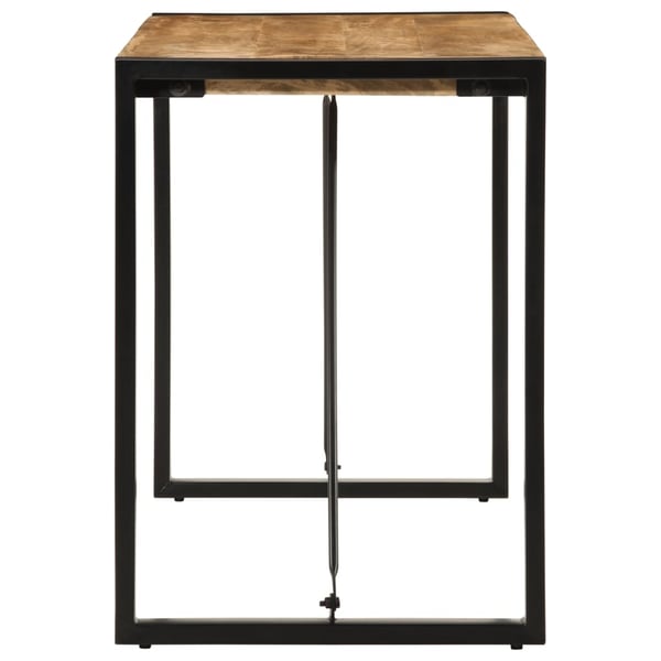 vidaXL Spisebord 120x55x76 cm grov heltre mango