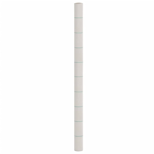vidaXL Kontrollmatte for ugress hvit 2x50 m PP
