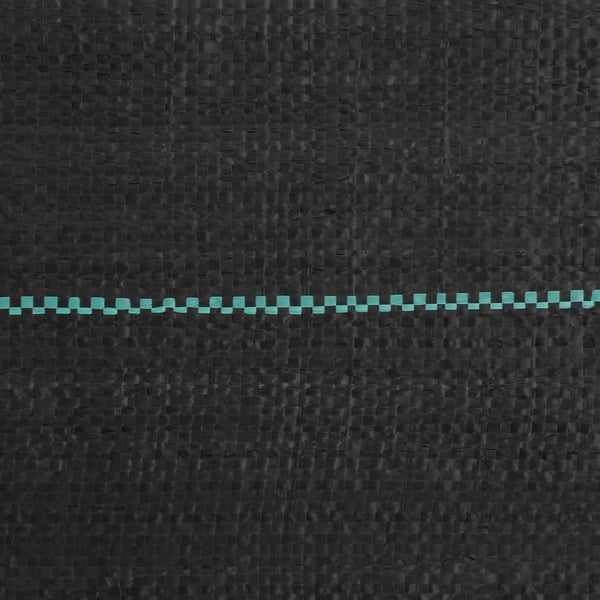 vidaXL Ugressmembran svart 1,5x100 m PP