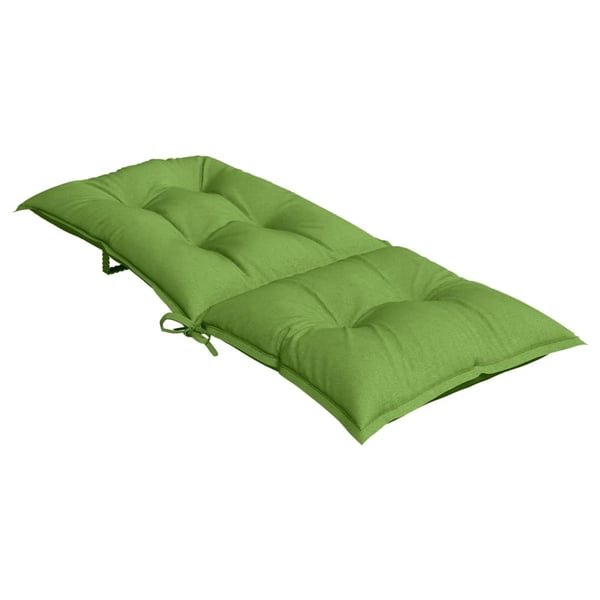 vidaXL stolehynder med høj ryg 6 stk. 120x50x7 cm stof grøn