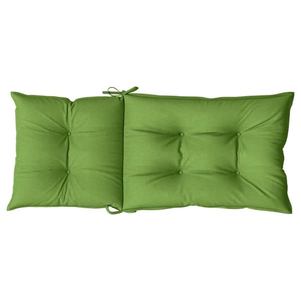 vidaXL stolehynder med høj ryg 6 stk. 120x50x7 cm stof grøn