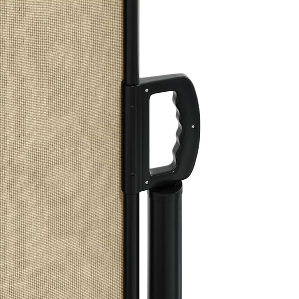 vidaXL Indragbar sidomarkis beige 200x500 cm