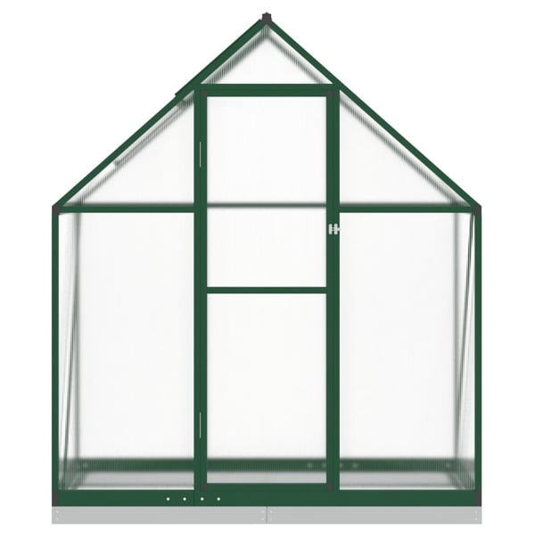 vidaXL Växthus med ram grön 169x58x202 cm aluminium