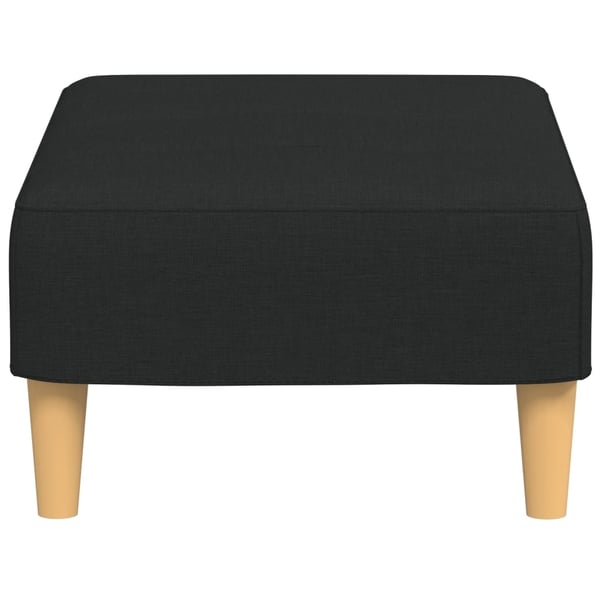 vidaXL Fotpall svart 77x55x31 cm tyg