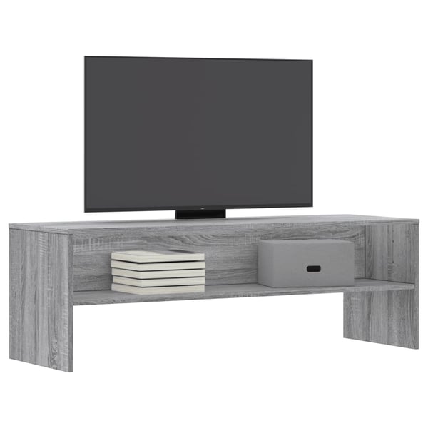 vidaXL TV-benk grå sonoma 120x40x40 cm sponplate