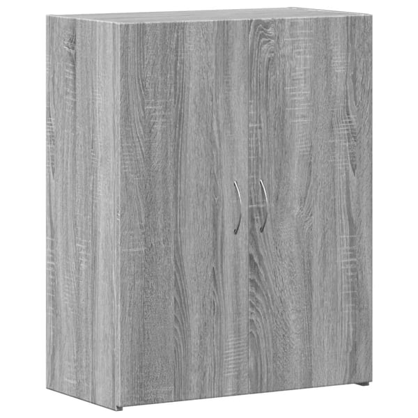 vidaXL Skoskap grå sonoma 60x32x77,5 cm konstruert tre