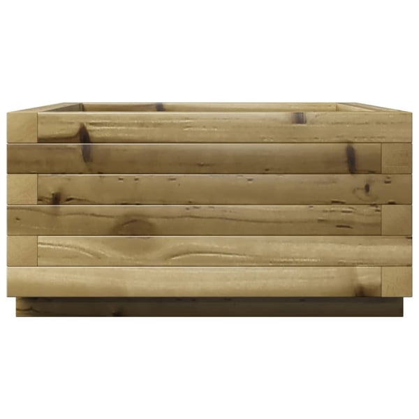 vidaXL Odlingslåda 50x50x26,5 cm impregnerat furu