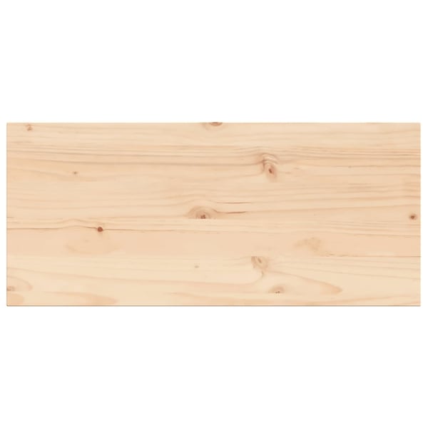 vidaXL bordplade 100x50x2,5 cm rektangulær massivt fyrretræ