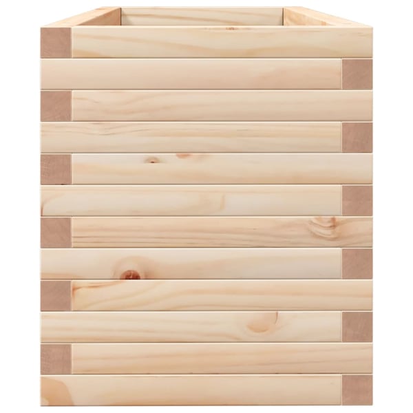 vidaXL Kukkalaatikko 110x40x45,5 cm täysi mänty