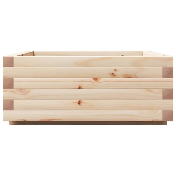 vidaXL Plantekasse 60x60x26,5 cm heltre furu