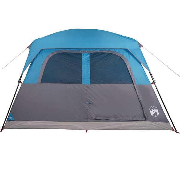 vidaXL Campingtelt 6 personer blå vanntett
