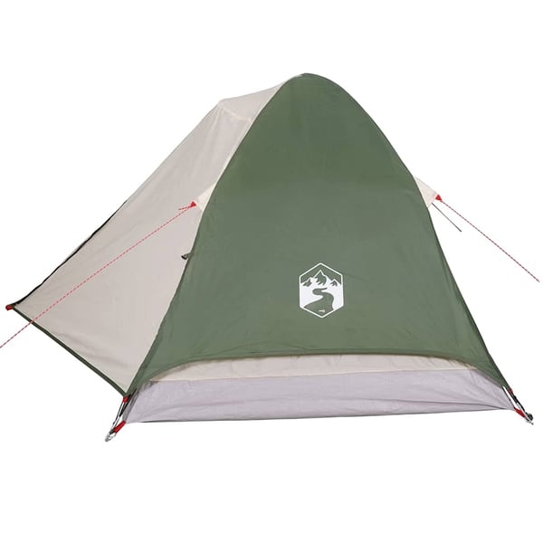 vidaXL 4-personers campingtelt vandtæt kuppel grøn