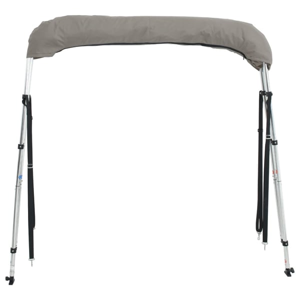 vidaXL Båtkalesje 3-buet med sidevegger 183x(185-198)x137 cm