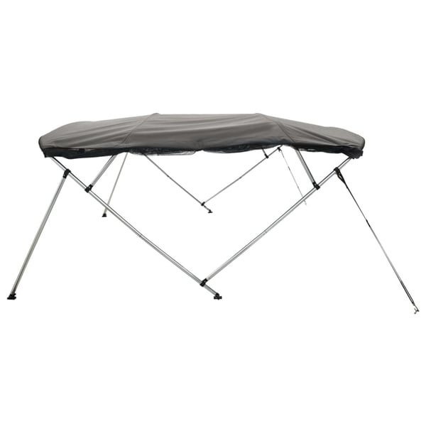vidaXL Båtkalesje 3-buet med sidevegger i netting 243x(170-182)x137 cm