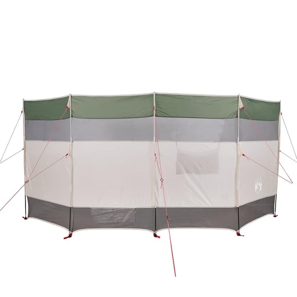 vidaXL Vindskjerm for camping grønn 366x152x152 cm vanntett