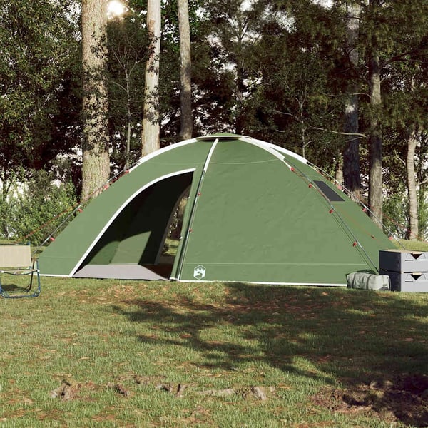 vidaXL Campingtelt 8 personer grønn vanntett
