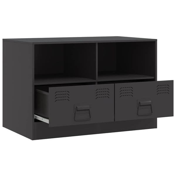 vidaXL tv-borde 2 stk. 67x39x44 cm stål sort