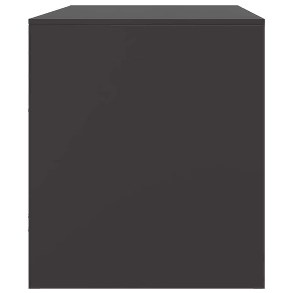 vidaXL tv-borde 2 stk. 67x39x44 cm stål sort