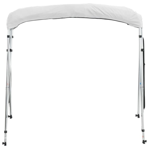 vidaXL Båtkalesje 3-buet med sidevegger i netting 183x(185-198)x137 cm
