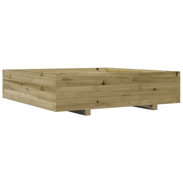 vidaXL Plantekasse 100x100x26,5 cm impregnert furu