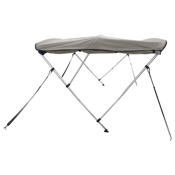 vidaXL Båtkalesje 3-buet med sidevegger 183x(154-167)x137 cm