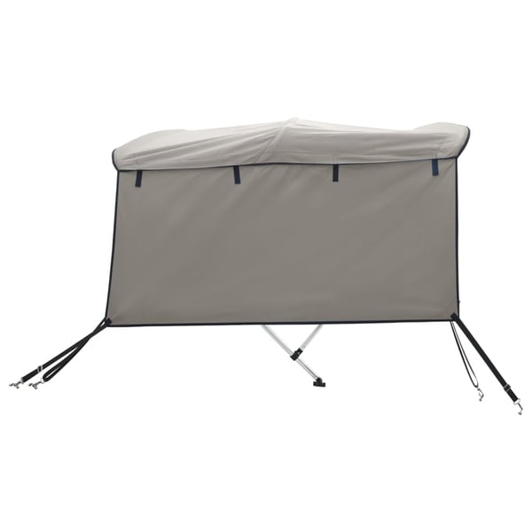 vidaXL Båtkalesje 3-buet med sidevegger 183x(154-167)x137 cm