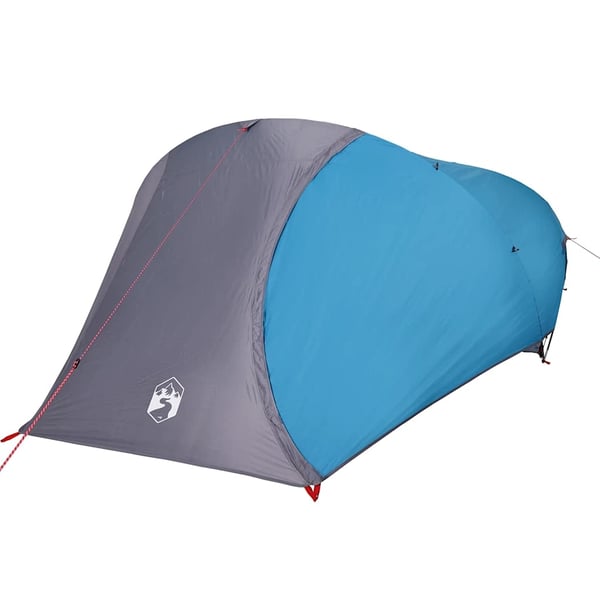 vidaXL Kuppeltelt for camping 4 personer blå vanntett