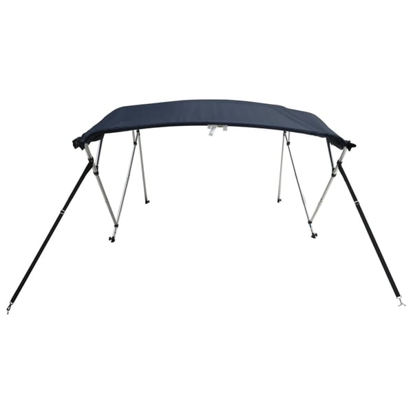 vidaXL Båtkalesje 4-buet med sidevegger 243x(230-244)x137 cm