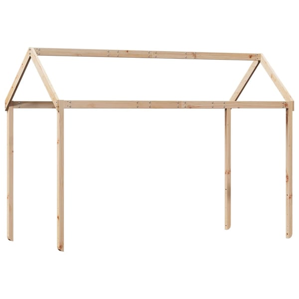 vidaXL Tak for barneseng 217x95,5x159 cm heltre furu