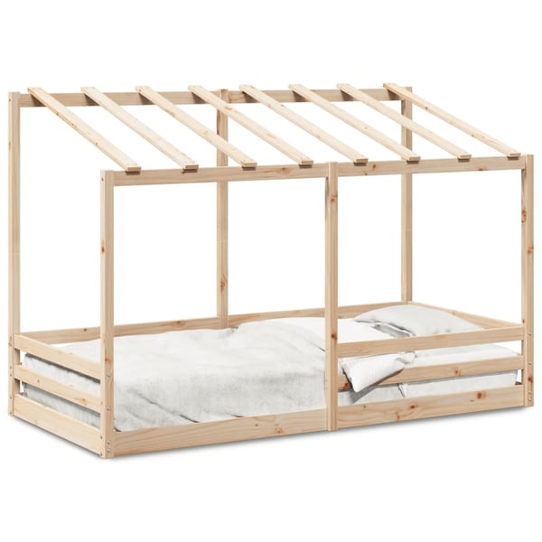 vidaXL Tak for barneseng 100x200 cm heltre furu