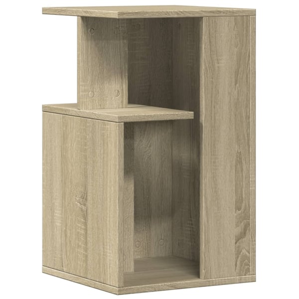 vidaXL Sidebord sonoma eik 35x35x60 cm konstruert tre