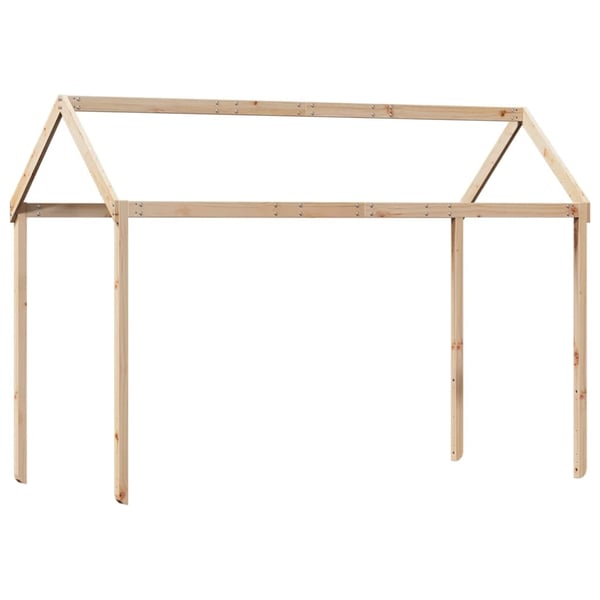 vidaXL Tak for barneseng 217x85,5x154 cm heltre furu