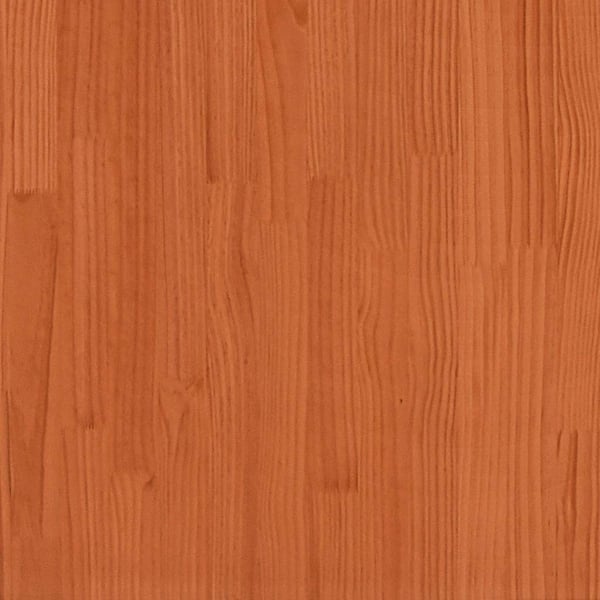 vidaXL Bordplate rund voksbrun Ø40x2,5 cm heltre furu