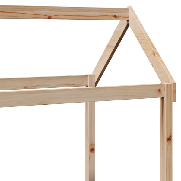 vidaXL Tak for barneseng 118x70x176,5 cm heltre furu